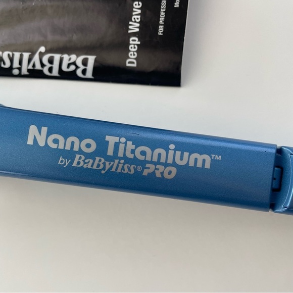 BabylissPRO Nano Titanium Deep Wave Styler Curved Plate Hair Curling Iron - Picture 2 of 11